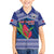 Custom Samoa Rugby Family Matching Off The Shoulder Long Sleeve Dress and Hawaiian Shirt 2024 Go Champions Samoan Gingers