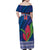 Custom Samoa Rugby Family Matching Off Shoulder Maxi Dress and Hawaiian Shirt 2024 Go Champions Samoan Gingers