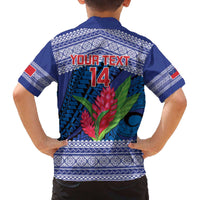 Custom Samoa Rugby Family Matching Puletasi and Hawaiian Shirt 2024 Go Champions Samoan Gingers