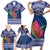 Custom Samoa Rugby Family Matching Short Sleeve Bodycon Dress and Hawaiian Shirt 2024 Go Champions Samoan Gingers