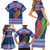 Custom Samoa Rugby Family Matching Short Sleeve Bodycon Dress and Hawaiian Shirt 2024 Go Champions Samoan Gingers