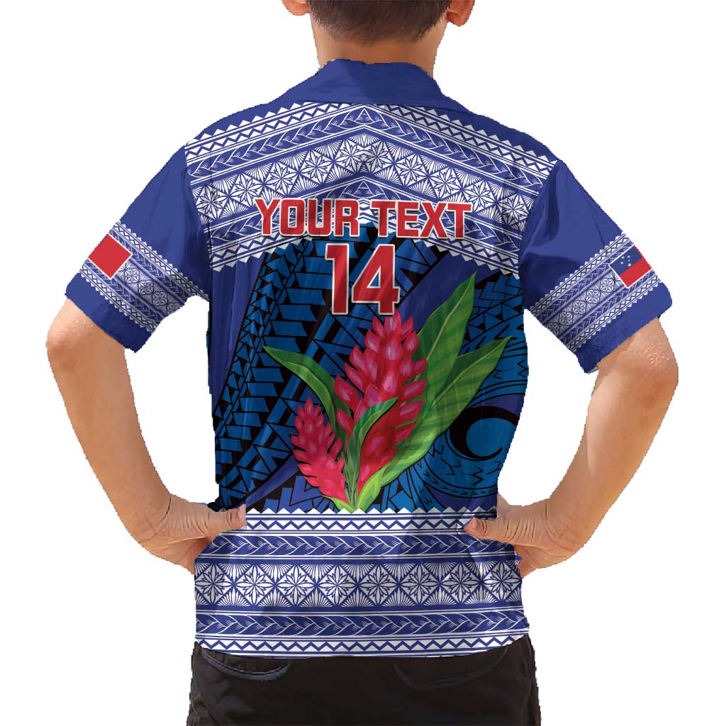 Custom Samoa Rugby Family Matching Summer Maxi Dress and Hawaiian Shirt 2024 Go Champions Samoan Gingers