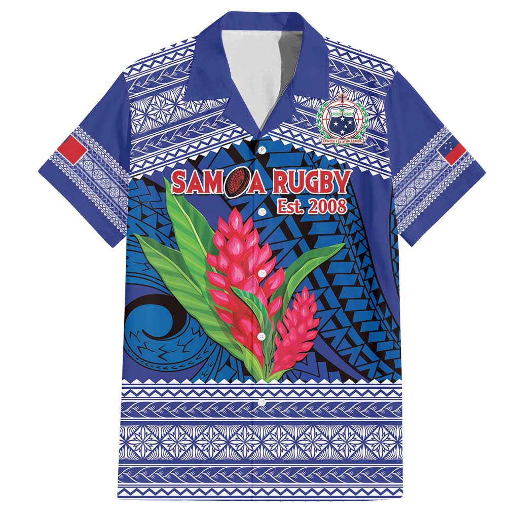 Custom Samoa Rugby Family Matching Tank Maxi Dress and Hawaiian Shirt 2024 Go Champions Samoan Gingers