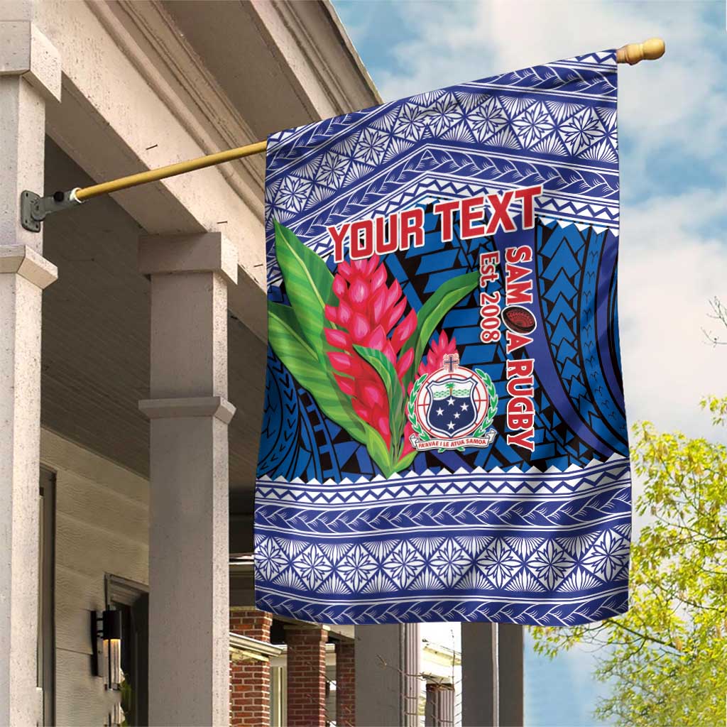 Custom Samoa Rugby Garden Flag 2024 Go Champions Samoan Gingers