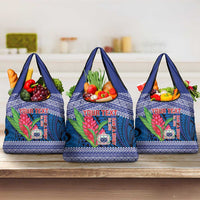 Custom Samoa Rugby Grocery Bag Go Champions Samoan Gingers