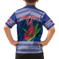 Custom Samoa Rugby Kid Hawaiian Shirt 2024 Go Champions Samoan Gingers