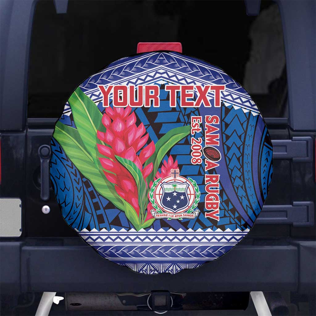 Custom Samoa Rugby Spare Tire Cover 2024 Go Champions Samoan Gingers