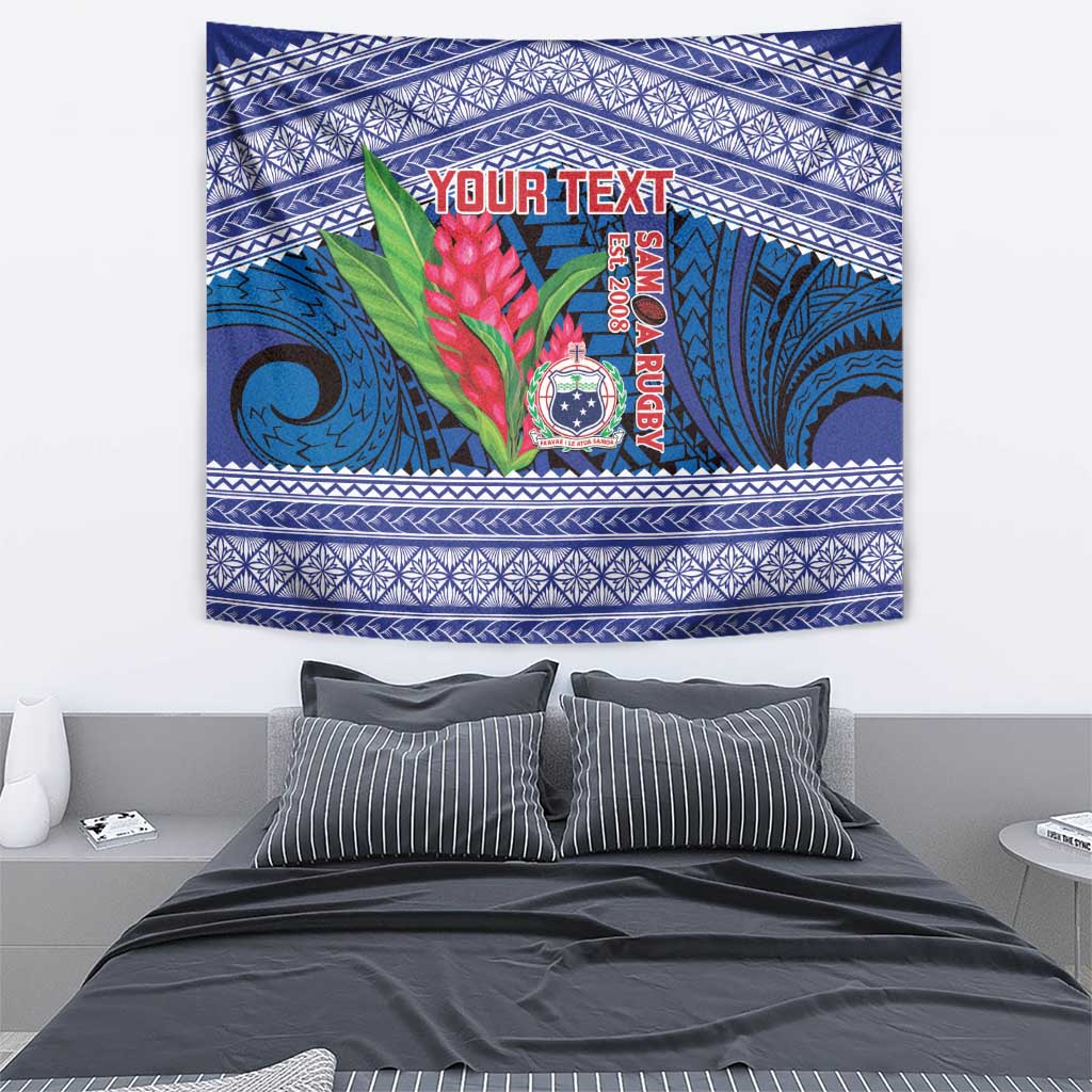 Custom Samoa Rugby Tapestry 2024 Go Champions Samoan Gingers
