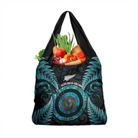New Zealand Archery Grocery Bag Aotearoa Silver Fern Maori LT14 1-pack One Size Turquoise - Polynesian Pride