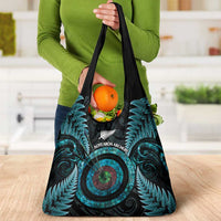 New Zealand Archery Grocery Bag Aotearoa Silver Fern Maori LT14 - Polynesian Pride