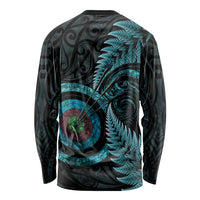 New Zealand Archery Long Sleeve Shirt Aotearoa Silver Fern Maori LT14 - Polynesian Pride