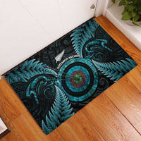 New Zealand Archery Rubber Doormat Aotearoa Silver Fern Maori LT14 - Polynesian Pride
