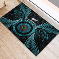 New Zealand Archery Rubber Doormat Aotearoa Silver Fern Maori LT14 - Polynesian Pride