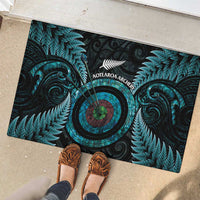 New Zealand Archery Rubber Doormat Aotearoa Silver Fern Maori LT14 - Polynesian Pride