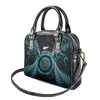 New Zealand Archery Shoulder Handbag Aotearoa Silver Fern Maori LT14 - Polynesian Pride