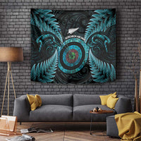 New Zealand Archery Tapestry Aotearoa Silver Fern Maori - Polynesian Pride