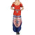 Custom Fiji School Summer Maxi Dress Marist Brothers Fijian Tapa Pattern LT14 - Polynesian Pride