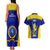 Fiji School Couples Matching Tank Maxi Dress And Hawaiian Shirt Ratu Kadavulevu Heron With Fijian Tapa LT14 - Polynesian Pride