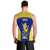 Fiji School Men Tank Top Ratu Kadavulevu Heron With Fijian Tapa LT14 - Polynesian Pride