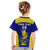 Custom Fiji School Kid T Shirt Ratu Kadavulevu Heron With Fijian Tapa LT14 - Polynesian Pride