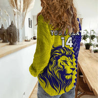 Custom Fiji School Women Casual Shirt Suva Grammar Lions With Fijian Tapa LT14 - Polynesian Pride