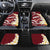 Blood Gold Polynesia Car Mats Polynesian Frangipani With Sea Turtles