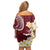 Blood Gold Polynesia Family Matching Off Shoulder Short Dress and Hawaiian Shirt Polynesian Frangipani With Sea Turtles