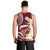 Blood Gold Polynesia Men Tank Top Polynesian Frangipani With Sea Turtles