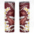 Blood Gold Polynesia Skinny Tumbler Polynesian Frangipani With Sea Turtles