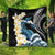 Black Polynesia Quilt Polynesian Frangipani With Sea Turtles