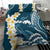 Dark Teal Polynesia Bedding Set Polynesian Frangipani With Sea Turtles