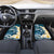 Dark Teal Polynesia Car Mats Polynesian Frangipani With Sea Turtles