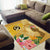 Polynesia Childhood Cancer Awareness Area Rug Be Bold Go Gold Polynesian Art