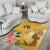 Polynesia Childhood Cancer Awareness Area Rug Be Bold Go Gold Polynesian Art