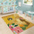 Polynesia Childhood Cancer Awareness Area Rug Be Bold Go Gold Polynesian Art