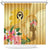 Polynesia Childhood Cancer Awareness Shower Curtain Be Bold Go Gold Polynesian Art