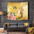 Polynesia Childhood Cancer Awareness Tapestry Be Bold Go Gold Polynesian Art