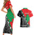 New Zealand And Lebanon Couples Matching Short Sleeve Bodycon Dress and Hawaiian Shirt Silver Fern Maori With Cedar Tree Together LT14 - Polynesian Pride