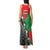 New Zealand And Lebanon Tank Maxi Dress Silver Fern Maori With Cedar Tree Together LT14 - Polynesian Pride