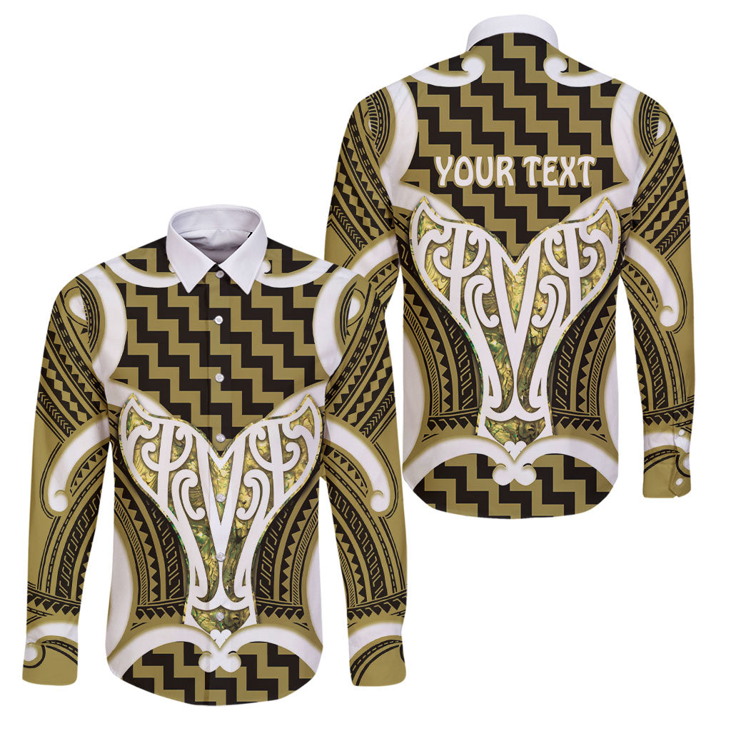 Aotearoa Atua Tangaroa Personalised Family Matching Mermaid Dress and Hawaiian Shirt God Of The Sea Maori Whale Tail Yellow