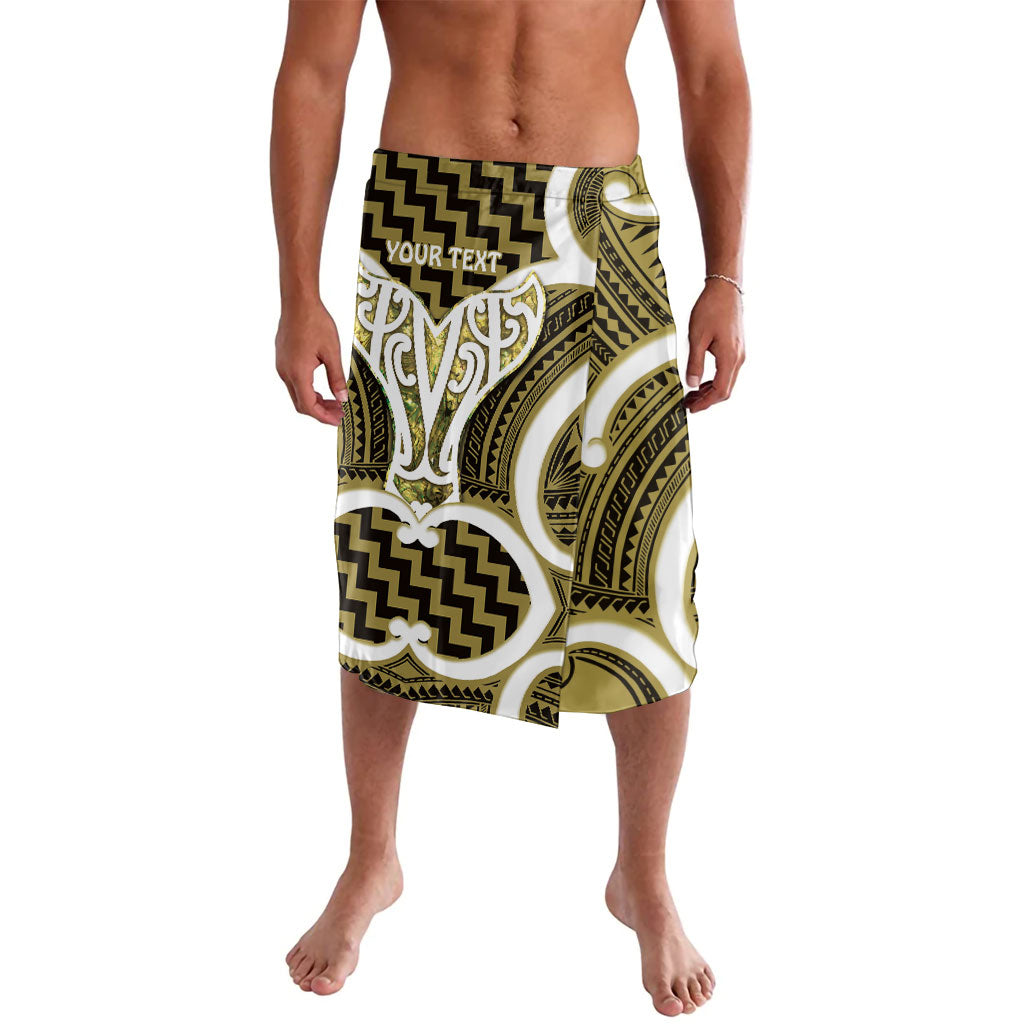 Aotearoa Atua Tangaroa Personalised Lavalava God Of The Sea Maori Whale Tail Yellow