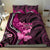 Think Pink Breast Cancer Awareness Bedding Set Butterfly Aboriginal Mix Polynesian Pattern