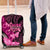 Think Pink Breast Cancer Awareness Luggage Cover Butterfly Aboriginal Mix Polynesian Pattern