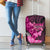 Think Pink Breast Cancer Awareness Luggage Cover Butterfly Aboriginal Mix Polynesian Pattern