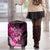 Think Pink Breast Cancer Awareness Luggage Cover Butterfly Aboriginal Mix Polynesian Pattern