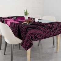 Think Pink Breast Cancer Awareness Tablecloth Butterfly Aboriginal Mix Polynesian Pattern LT14 - Polynesian Pride