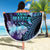 You Matter Suicide Prevention Awareness Beach Blanket Butterfly Aboriginal Mix Polynesian Pattern