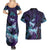 You Matter Suicide Prevention Awareness Couples Matching Summer Maxi Dress and Hawaiian Shirt Butterfly Aboriginal Mix Polynesian Pattern