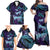 You Matter Suicide Prevention Awareness Family Matching Off Shoulder Maxi Dress and Hawaiian Shirt Butterfly Aboriginal Mix Polynesian Pattern