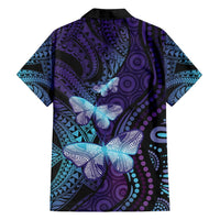 You Matter Suicide Prevention Awareness Family Matching Summer Maxi Dress and Hawaiian Shirt Butterfly Aboriginal Mix Polynesian Pattern LT14 - Polynesian Pride